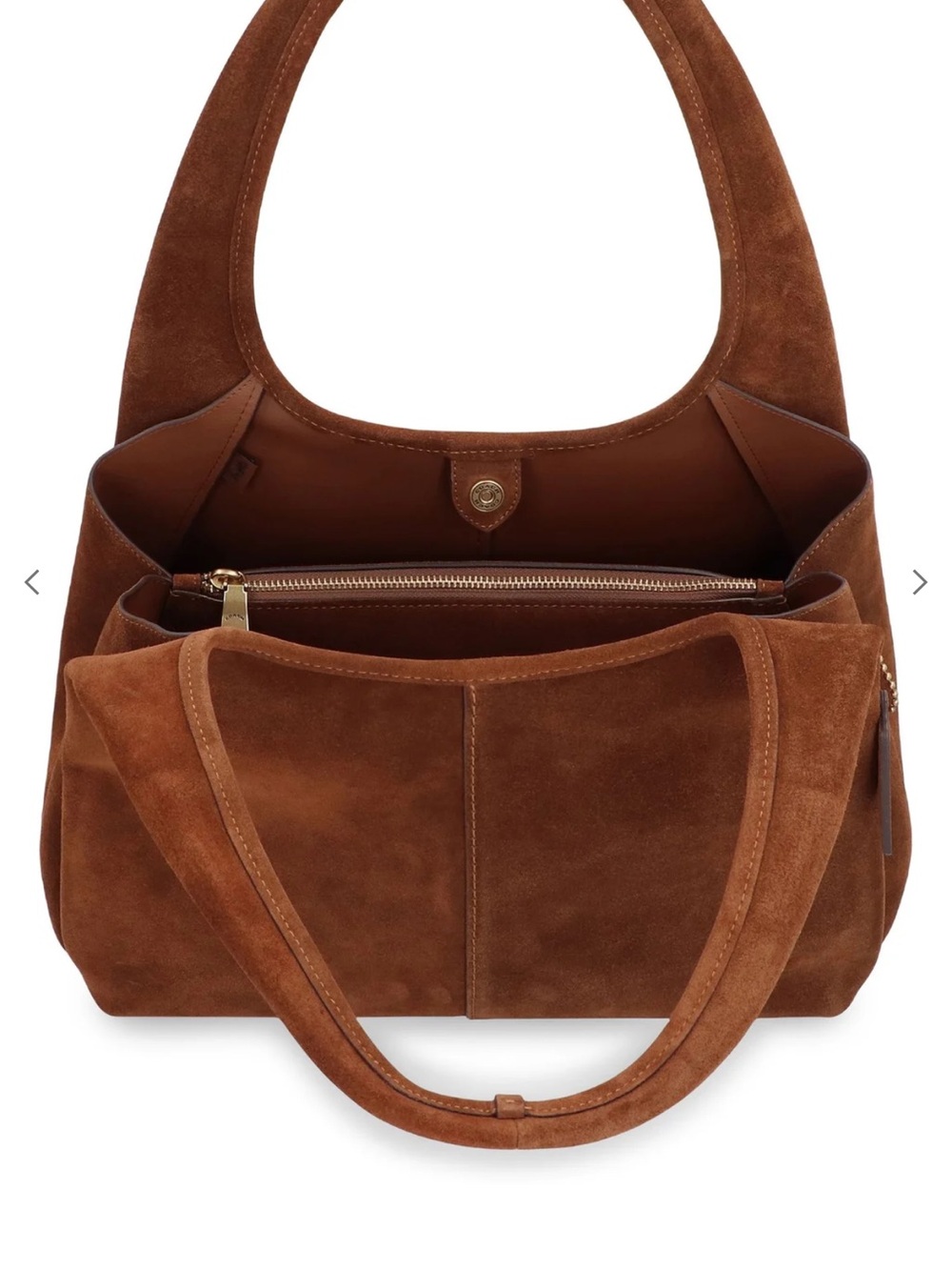 NWOT Coach Lana Large Suede Shoulder Bag - Picture 9 of 10
